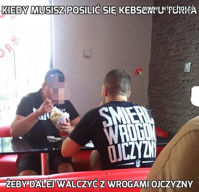 Kebs przed akcją musi być