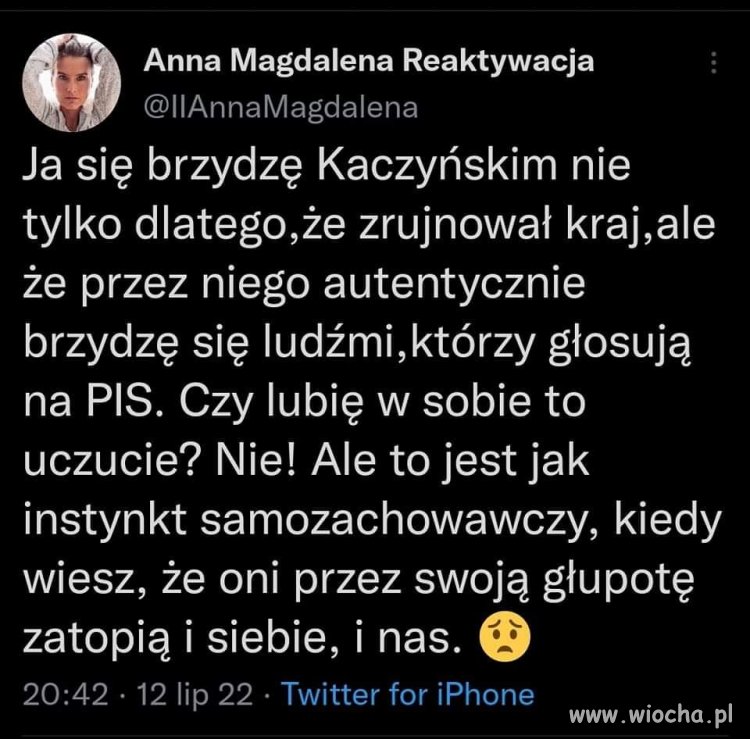 Obrzydzenie do PiS-u 