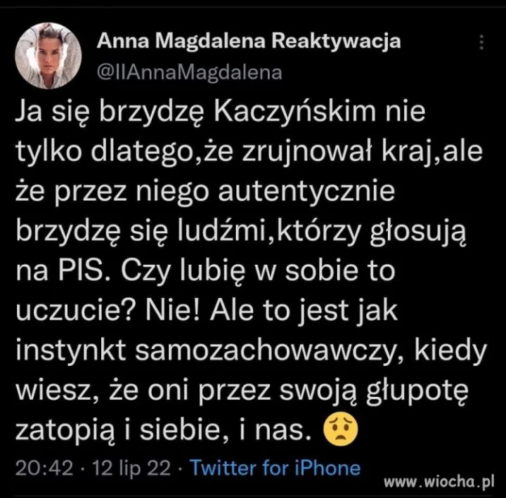 Obrzydzenie do PiS-u 
