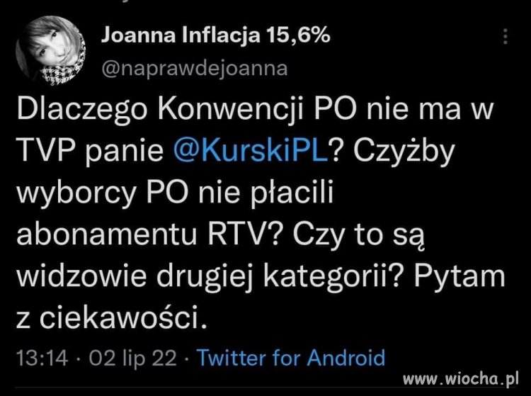 ...bo TVP jest dla Jarka 
