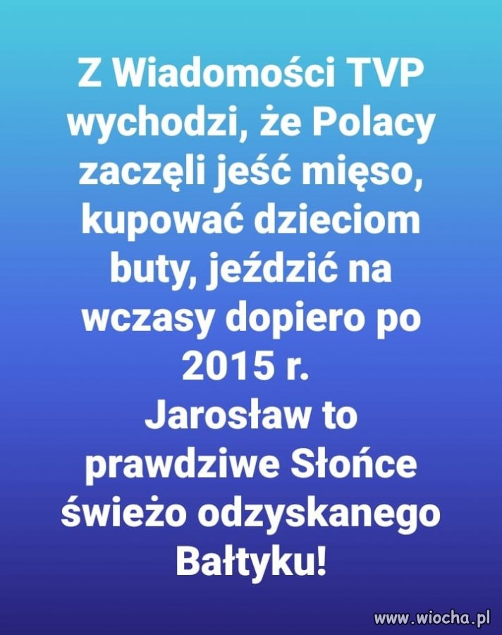 Tragiczne jest to, że oni wierzą we własne kłamstwa