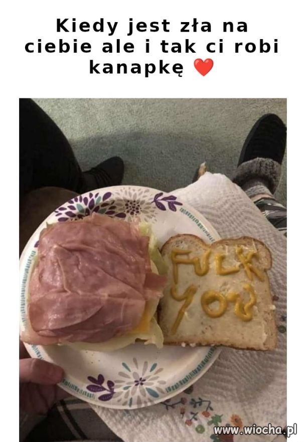 Kanapka pełna miłości