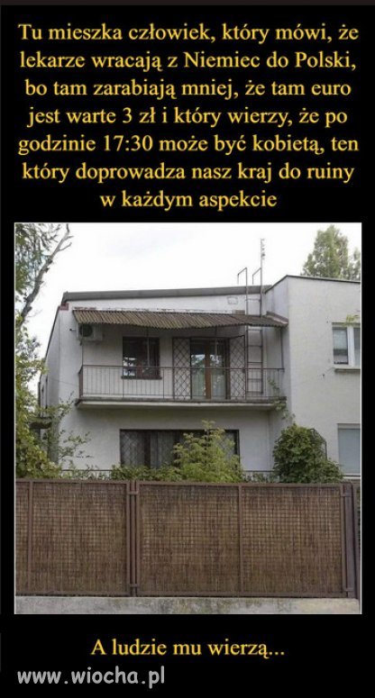 Ka-czyń-ski...Ka-czyń-ski...a teraz razem klaszczemy...