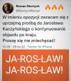 Widocznie sfajdał się już w gacie ze strachu widząc takie gorące powitanie mieszkańców miast i wsi które odwiedzał 