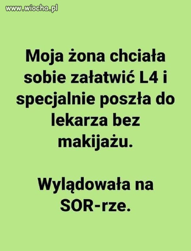 Gdy twoja stara wyjdzie bez makijażu 