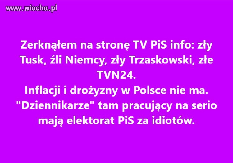 Niestety, wielu wyznawców PiS przyjmuje to bez żadnej refleksji.