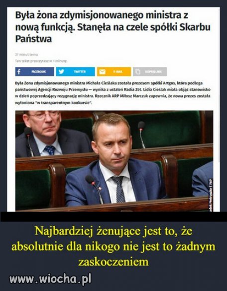 Jak to mowia: Kto ma PiS w rodzinie, ten nie zginie...
