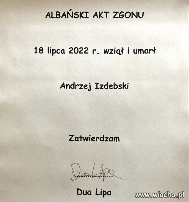 Akt zgonu