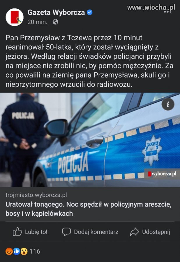 Gdy każą ratować ludzi a umiesz tylko pałować 
