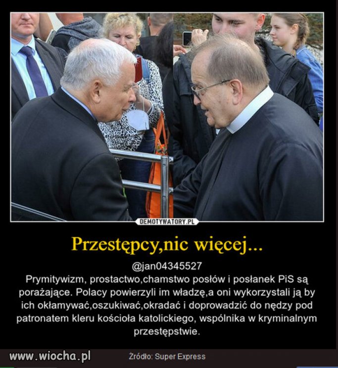Tak wyglada sojusz PiSu z sekta kosciola!