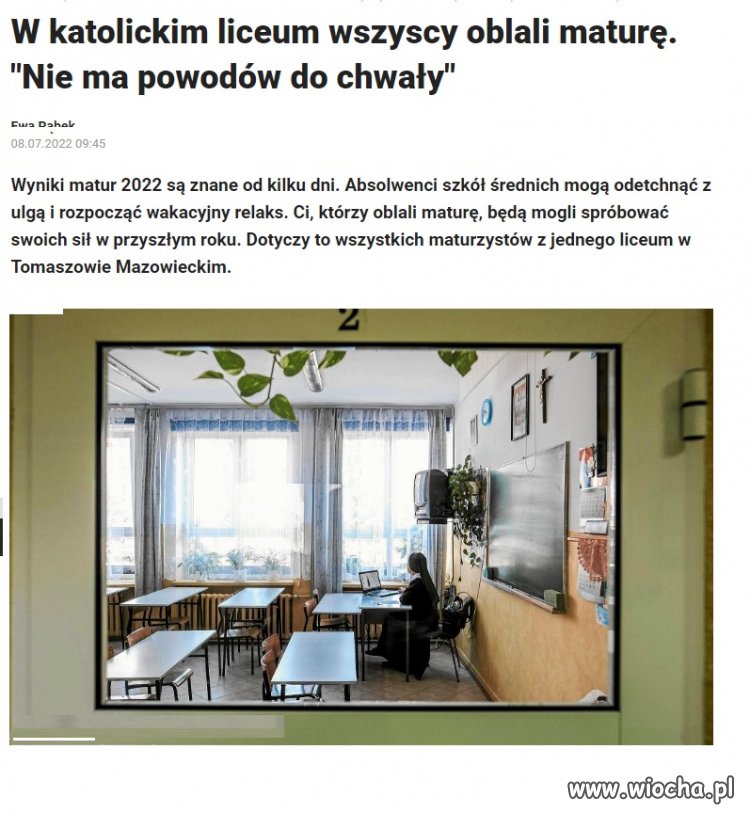 Modlitwa nie zastąpiła nauki? Jestem zaskoczony