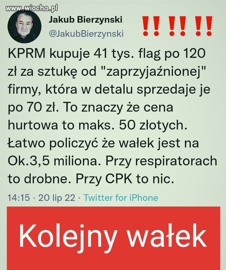 Te flagi pewnie są niezbędne do mobilnych ołtarzy polowych.