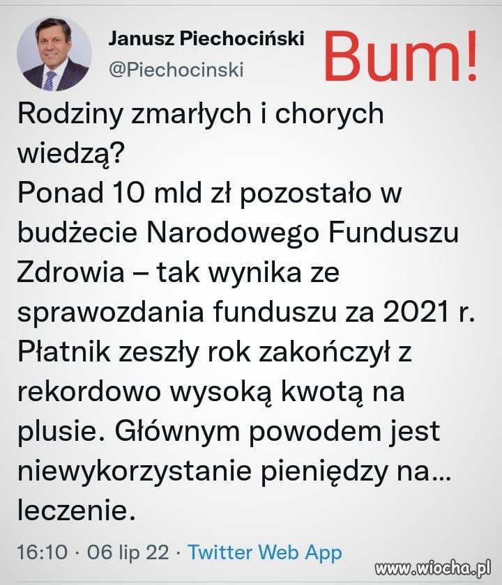 Pacjencie, nie dój NFZ, ulecz się sam!