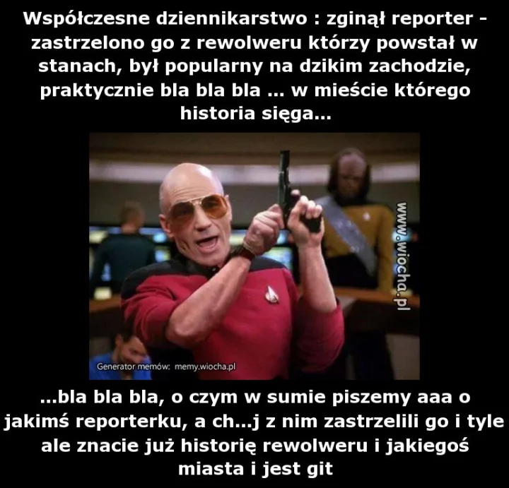 Współczesne dziennikarstwo : zginął reporter -