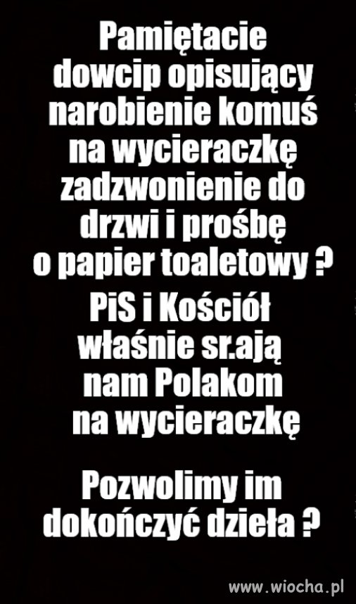 Dowcip o szczycie chamstwa