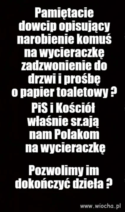 Dowcip o szczycie chamstwa