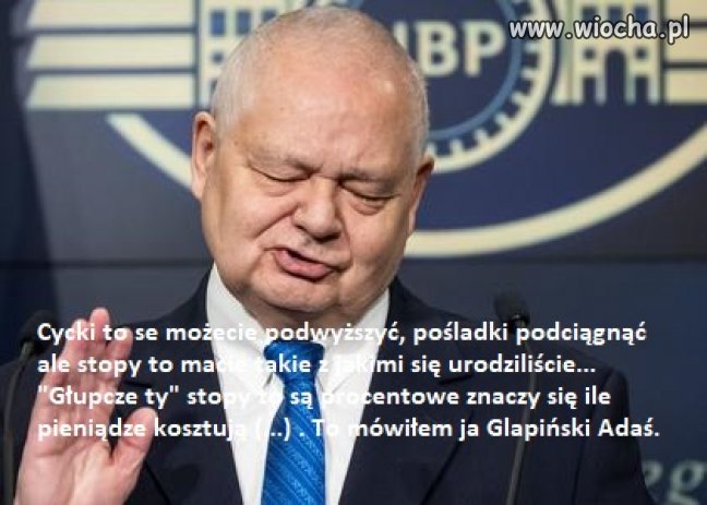Glapiński oponuje w sprawie