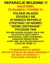 Kaczyński o reparacjach: Niemcy nie zapłacili. 