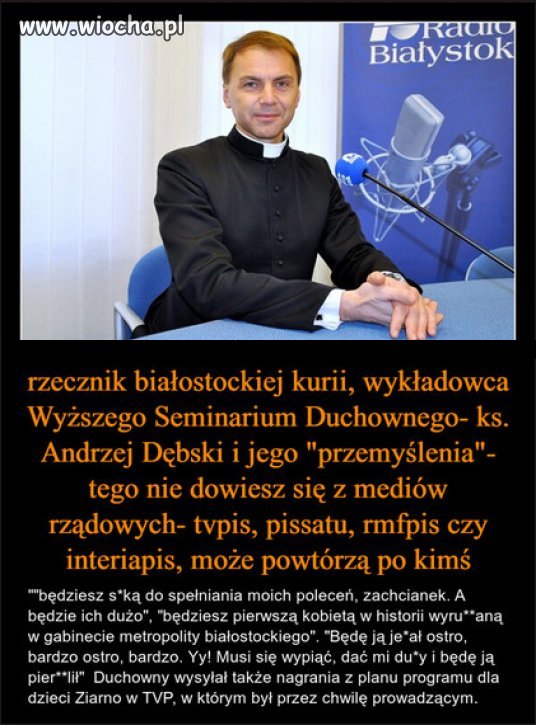 To te chrześcijańskie wartości, sojuszu PiSu z sekta kościoła