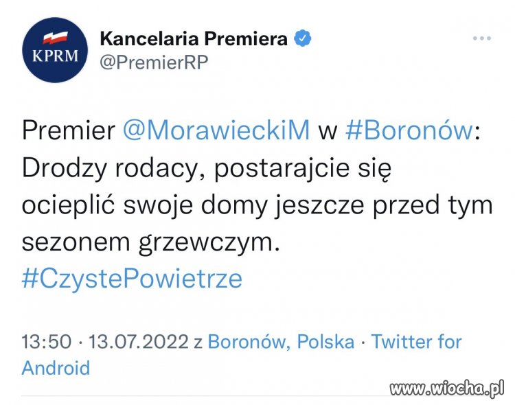 Po godzinie zniknęły dobre rady premiera.