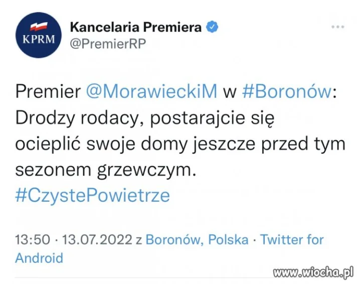Po godzinie zniknęły dobre rady premiera.