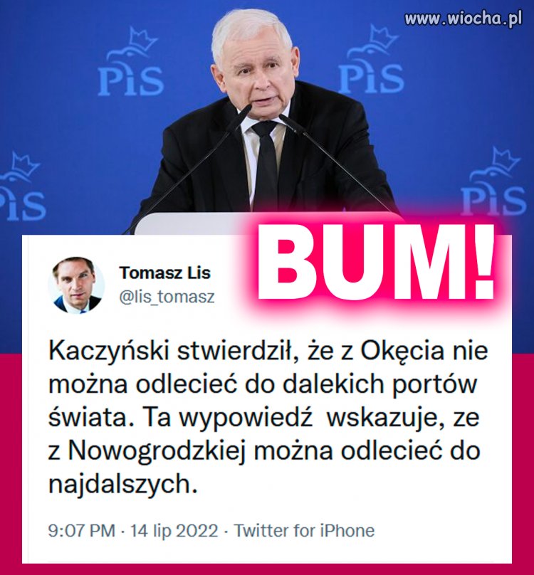 Kaczyński już dawno odleciał