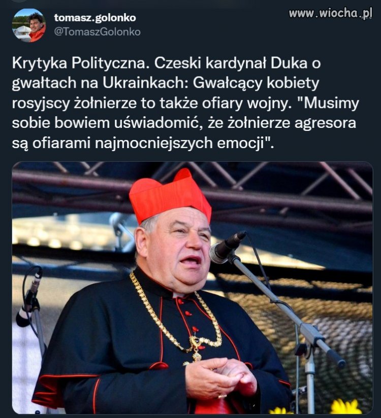 Co za pokrętny sqoorwiel. Kanalia ze zwyrodniałym mózgiem
