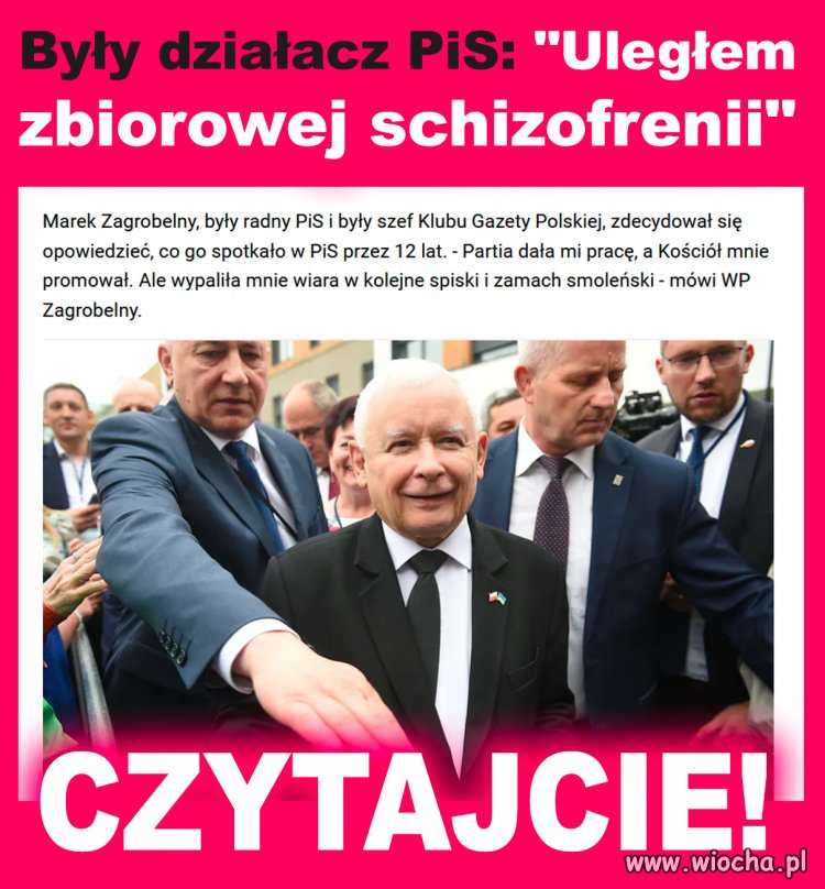 Marek Zagrobelny wstąpił do PiS w 2003 r...