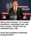 Ktoś mu kiedyś zafunduje betonowe buty?