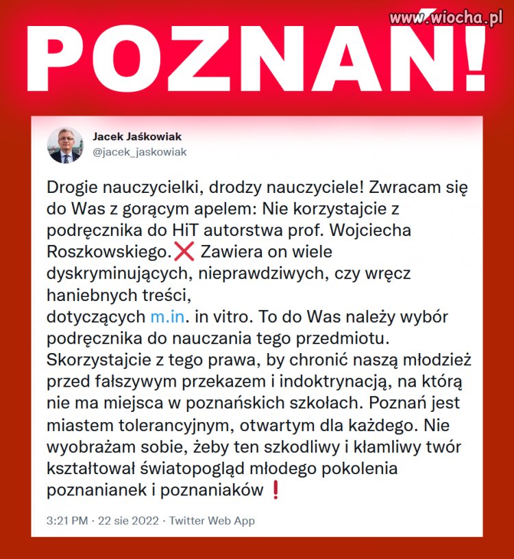 Mądry przekaz do nauczycieli.