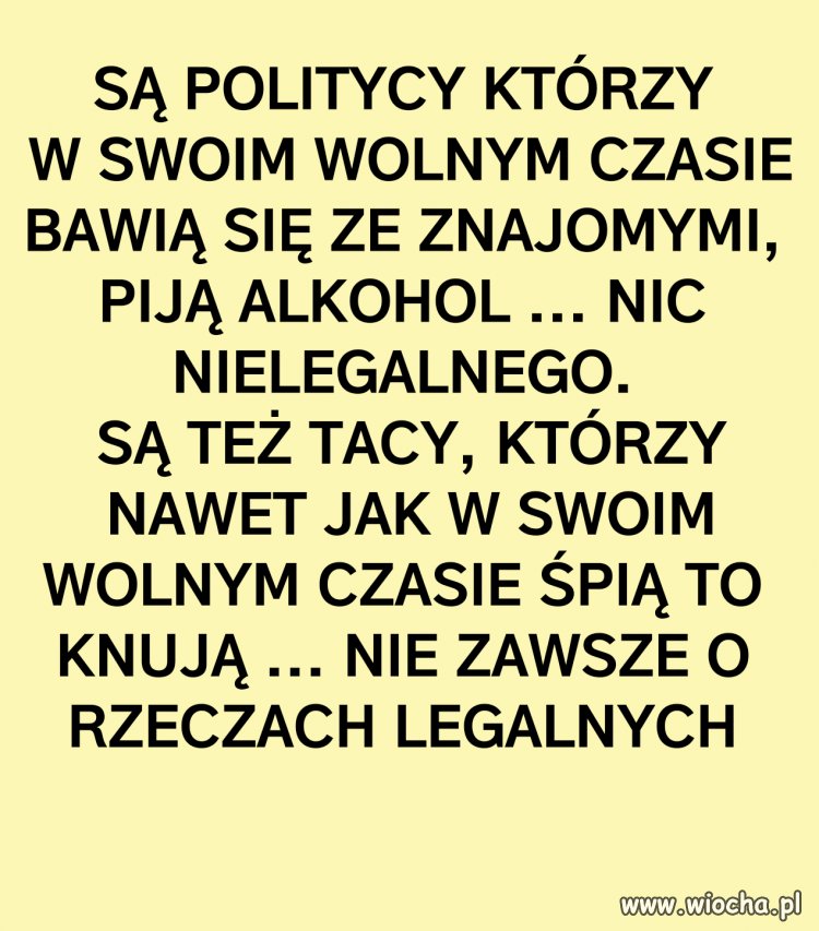 Jednym wypada a innym nie?