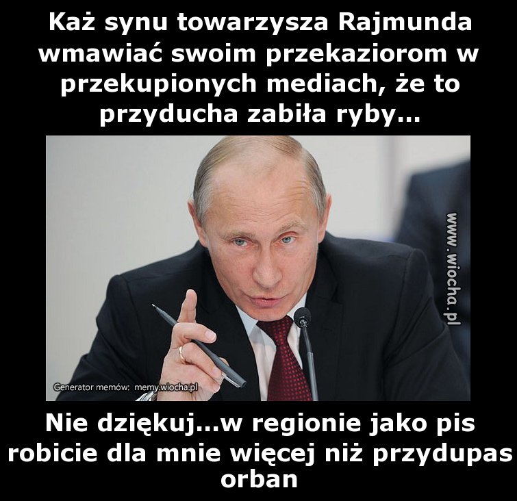 Każ synu towarzysza Rajmunda wmawiać swoim