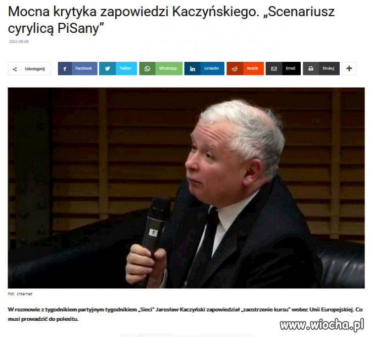 Senilny krasnal Jarozbaw może im skoczyć na...