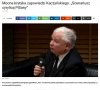 Senilny krasnal Jarozbaw może im skoczyć na...
