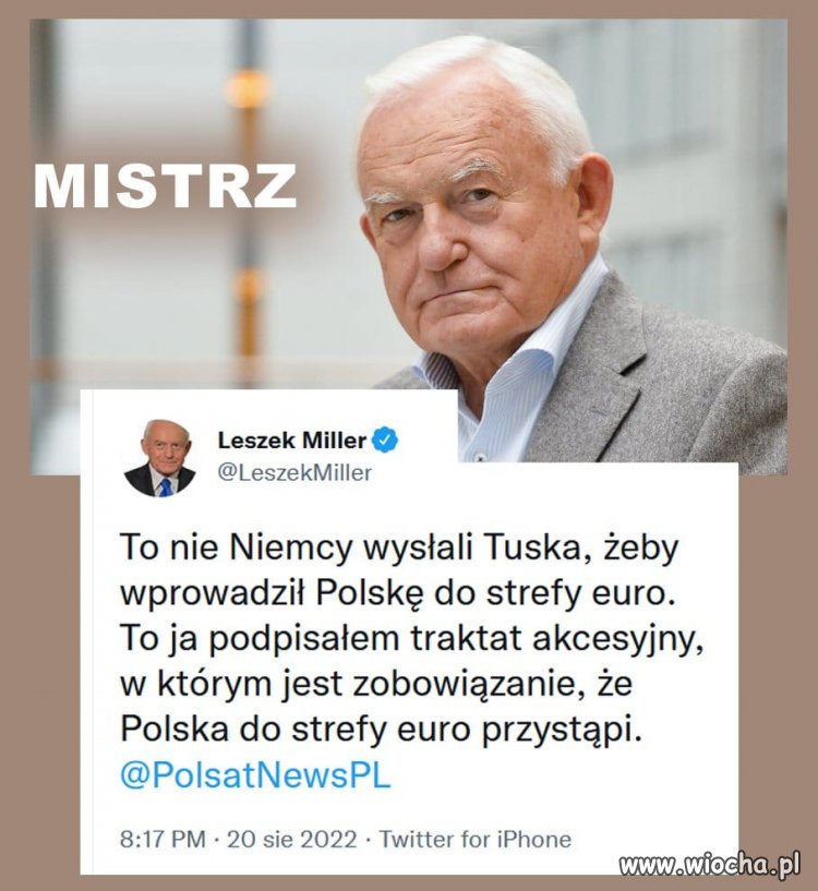 Czerwony, ale dobrze gada  