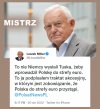 Czerwony, ale dobrze gada  