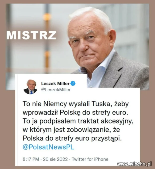 Czerwony, ale dobrze gada  