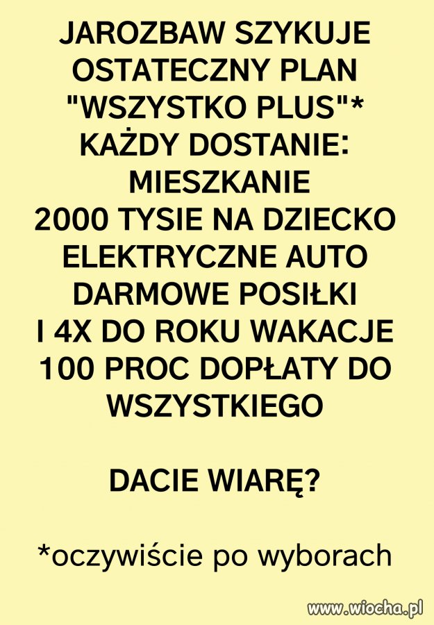 Czy to dobry plan? 