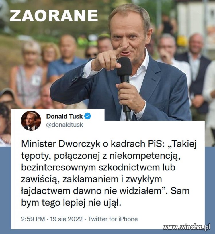 Dworczyk pogrążył PiS. Tusk już tylko zaorał