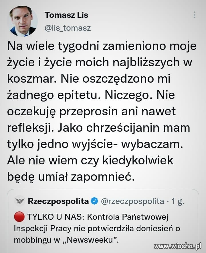 Zaszczuć, opluć i zniszczyć .. to domena pis-u...a później do kościoła