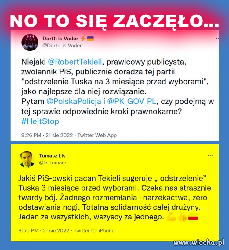Nie wykluczalibyśmy, że ten Tekieli dostanie dotacje, 