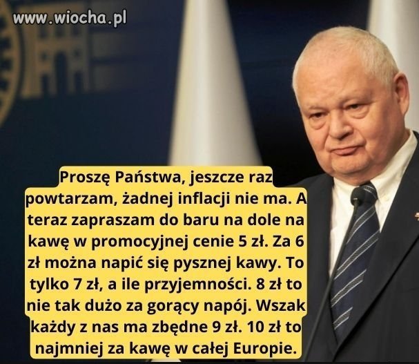Żadnej inflacji nie ma