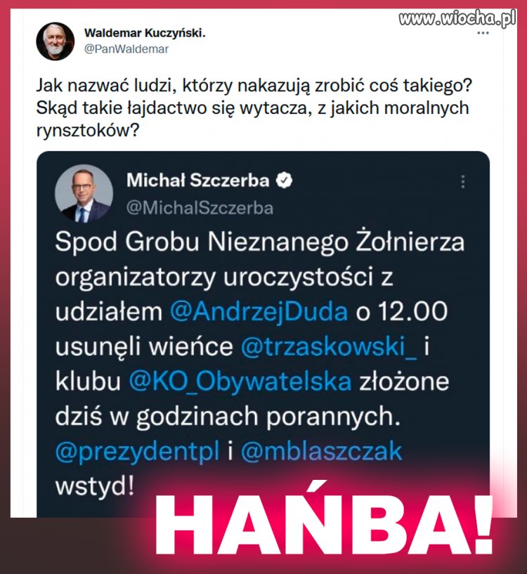 PiS-owskie hieny cmentarne 