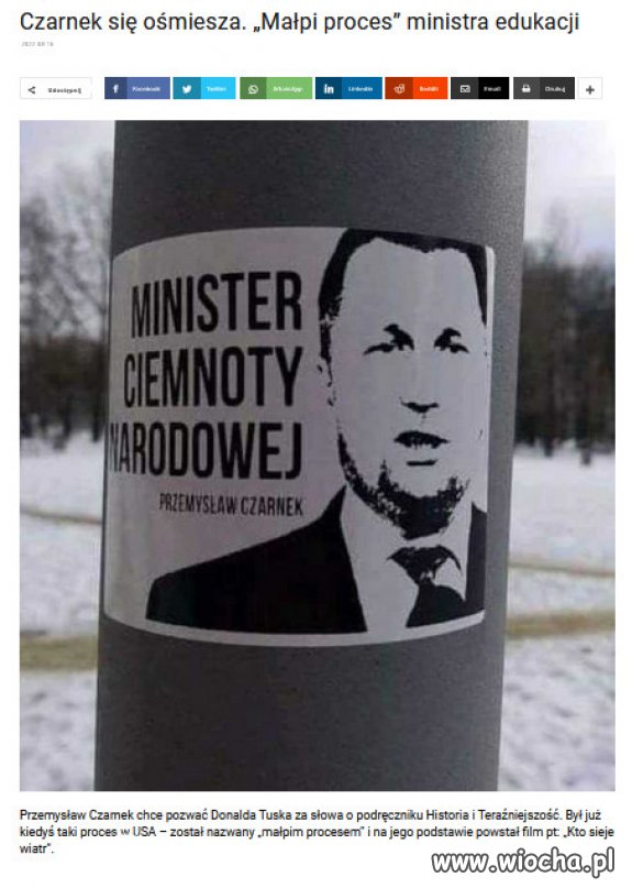 Czarnek się ośmieszy!