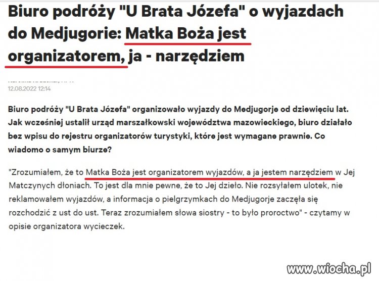 Policja poszukuje Matki Boskiej