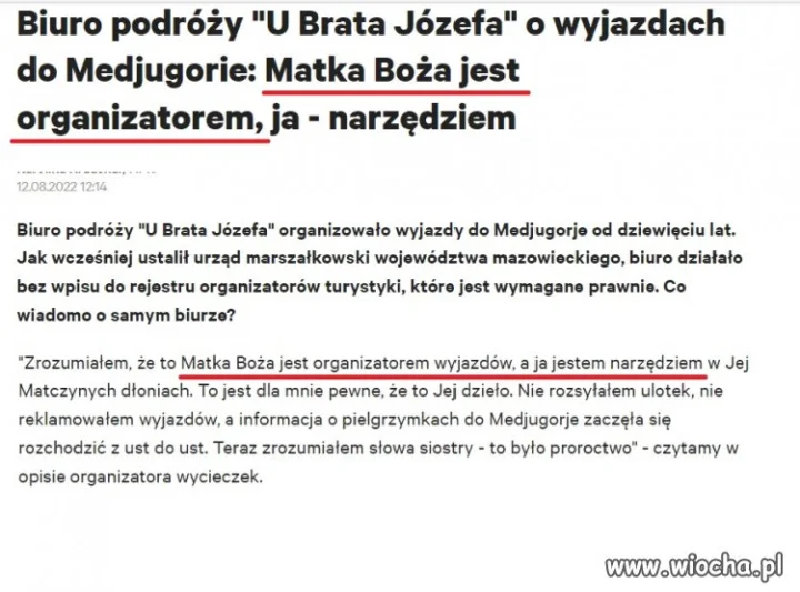 Policja poszukuje Matki Boskiej