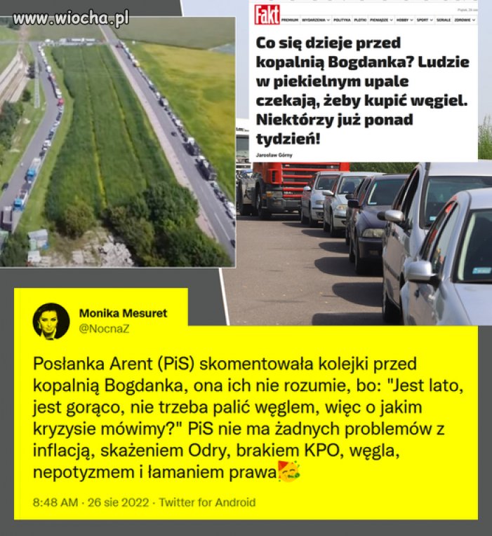 Nie trzeba palić bo jest lato i jest gorąco