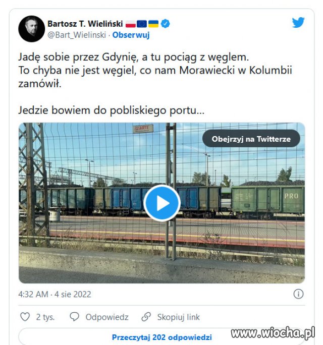 Węgiel nadal wywożony poza granice Polski.