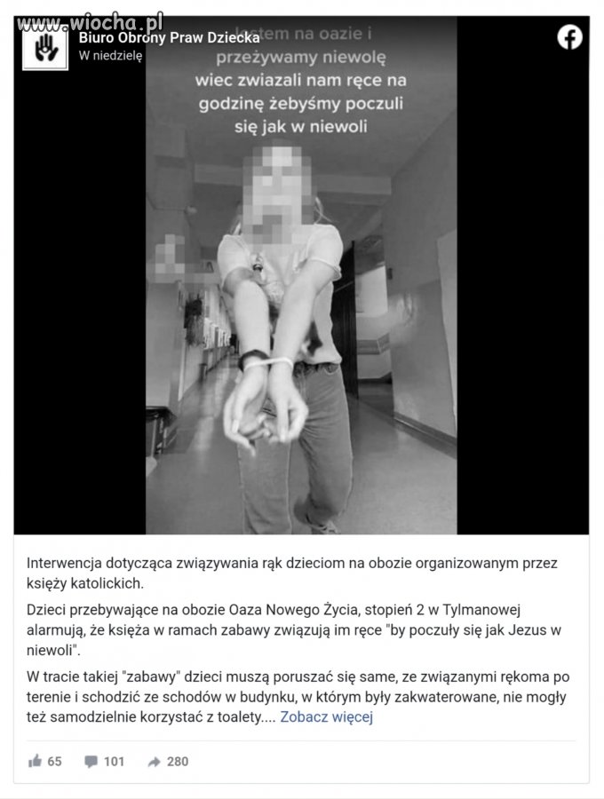 Oazowe zabawy katoli za pomocą dzieci