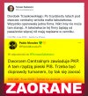 Grubas chciał się znów podlizać kaczorowi 